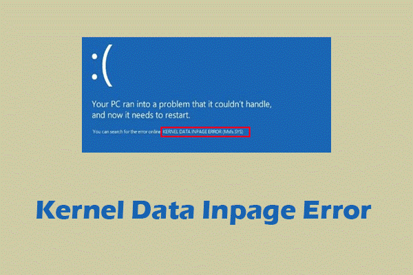 Fix Kernel Data Inpage Error on Windows with Proven Methods
