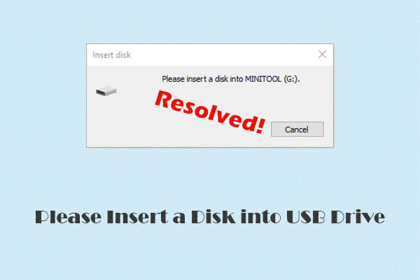 A Guide on How to Fix “Please Insert a Disk into USB Drive”