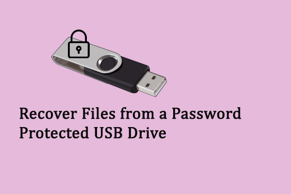 Recover Files From a Password-Protected USB Drive on Windows