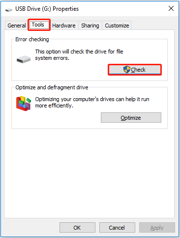 run error checking