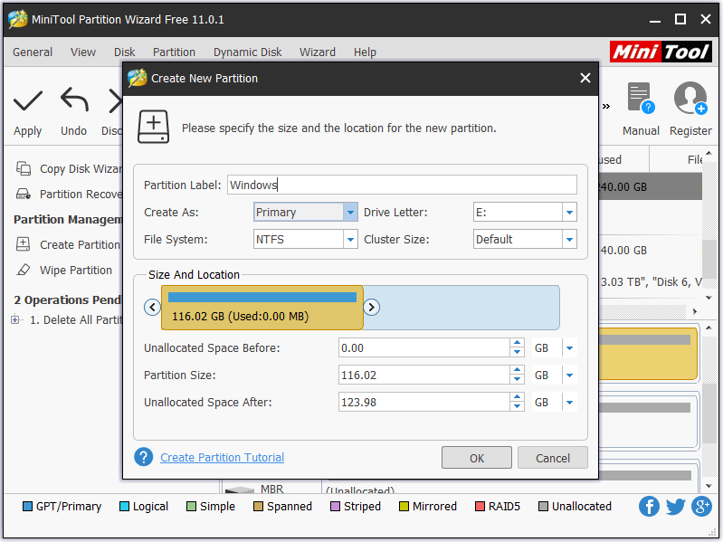 set partition