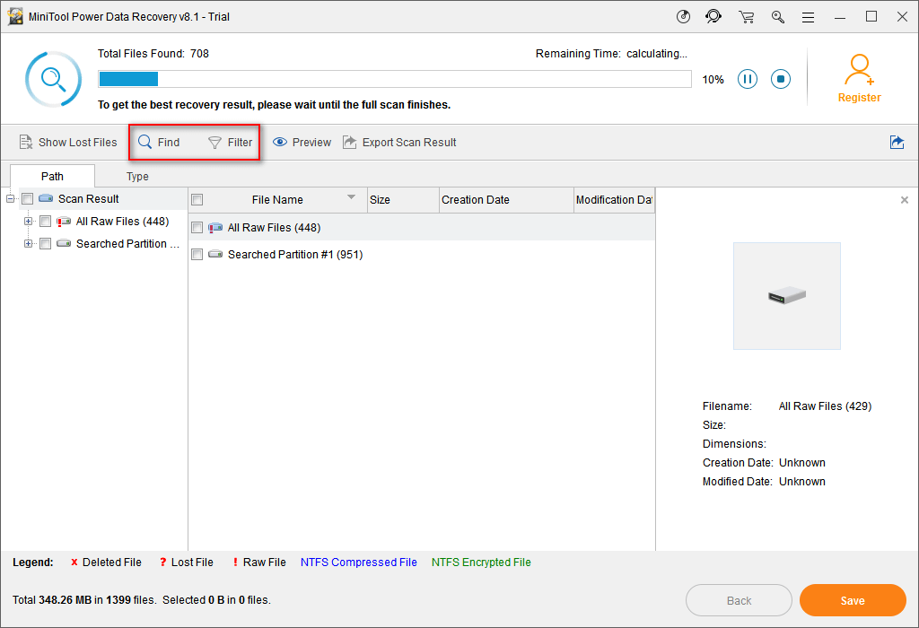 Find and Filter function