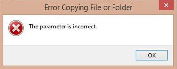 Error Copying File or Folder Unspecified