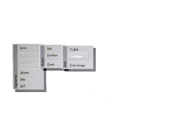 Write data into GHO image file
