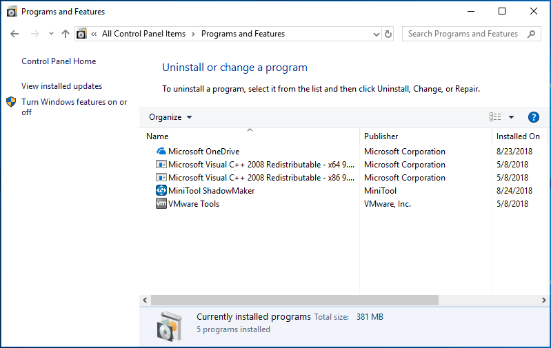 select all Redistributable Packages and uninstall them