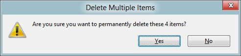 delete unnecessary files permanently in Win 8