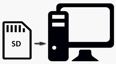 connect SD card to computer properly