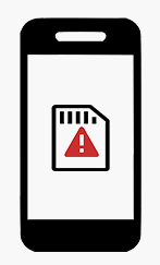 no SD card in mobile phone