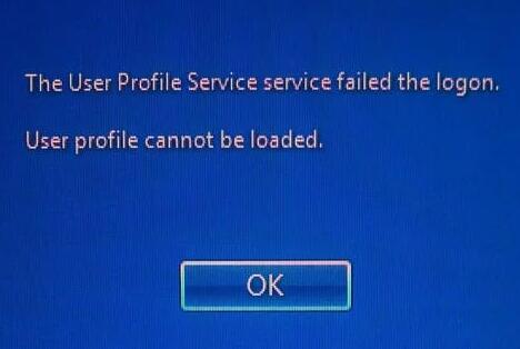 the user profile service failed the logon
