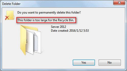 deleting a folder from my computer