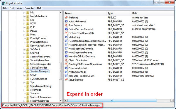 change value in Registry Editor