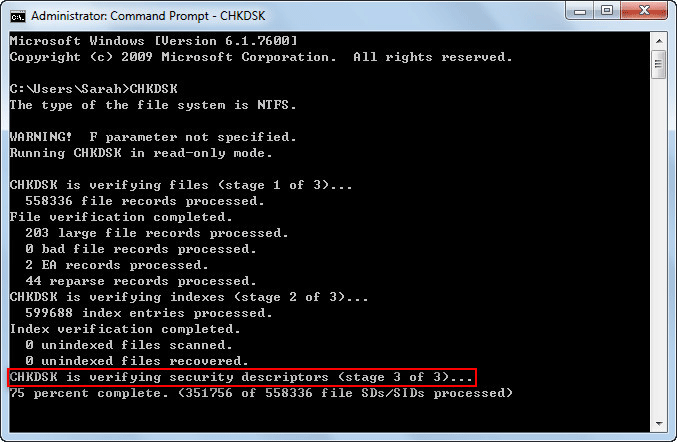 verifying security descriptors