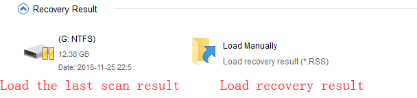 load recovery result