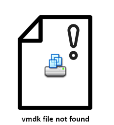 Vmware disk file not found