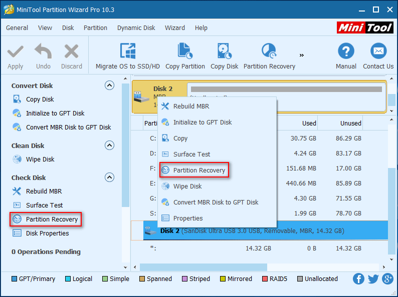 partition recovery