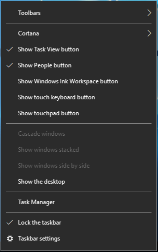 choose Task Manager to continue