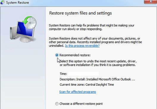 System Restore