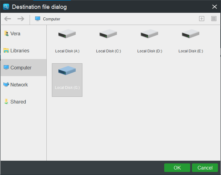 sync folders Windows 10 to other location