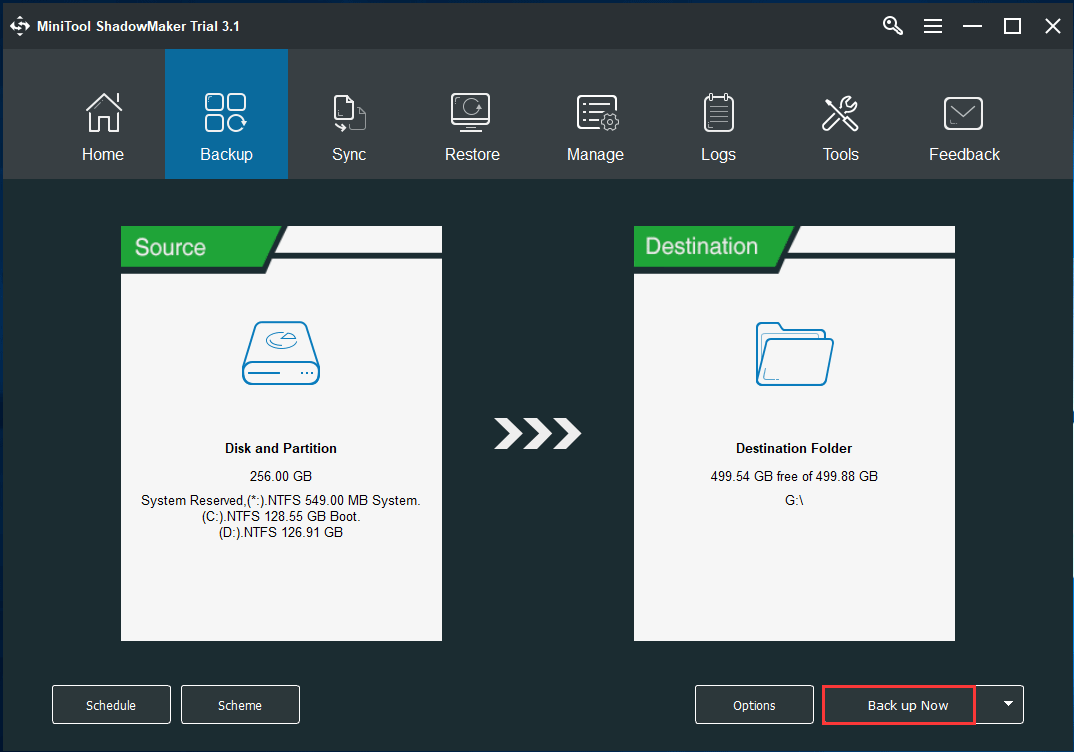 create a hard drive image