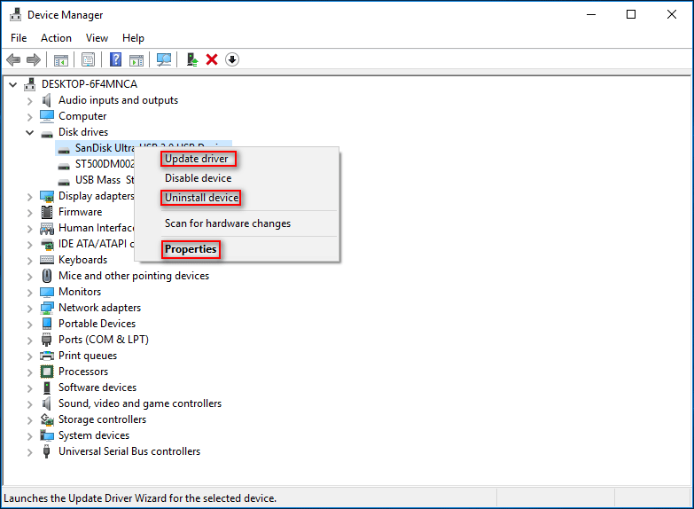 fix driver problem in Device Manager