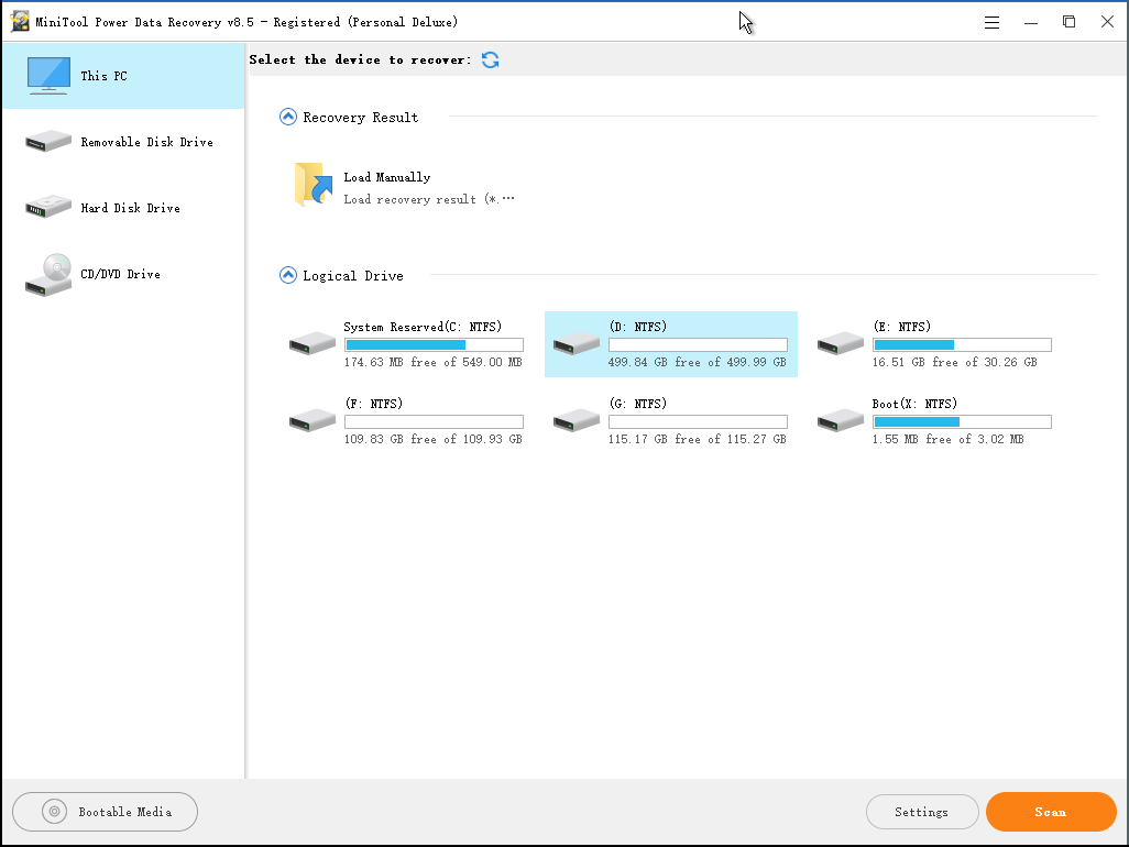 choose a recovery module