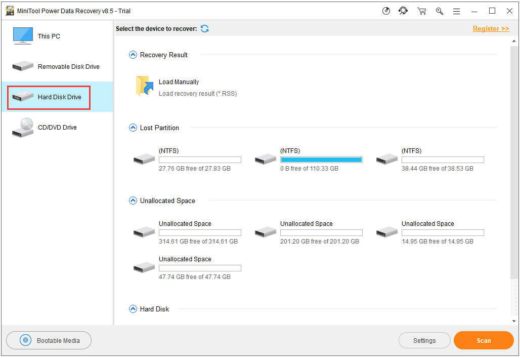 repair external hard drive and recover data