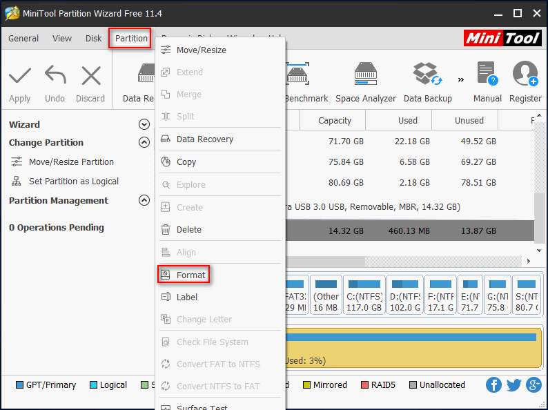 Format Partition