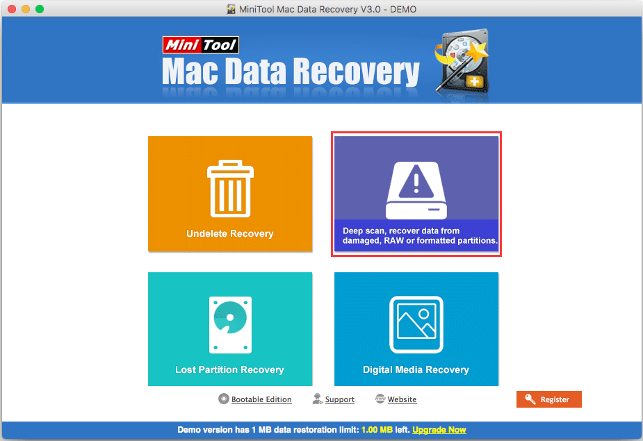 choose Damaged Partition Recovery