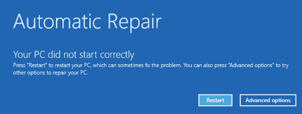 automatic repair Windows 10