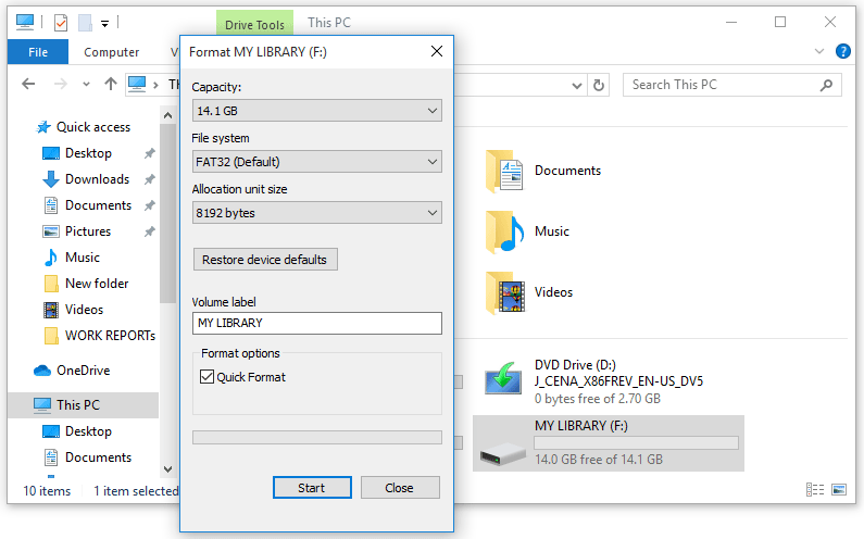 choose the properties