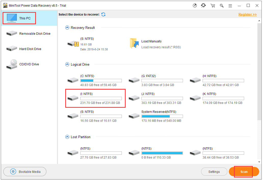 recover deleted/lost Excel files