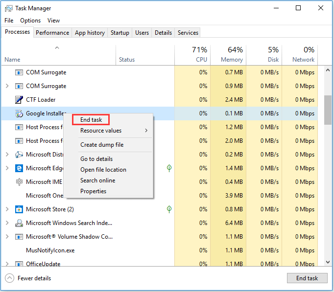 fix Problem Ejecting USB Mass Storage Device with Task Manager
