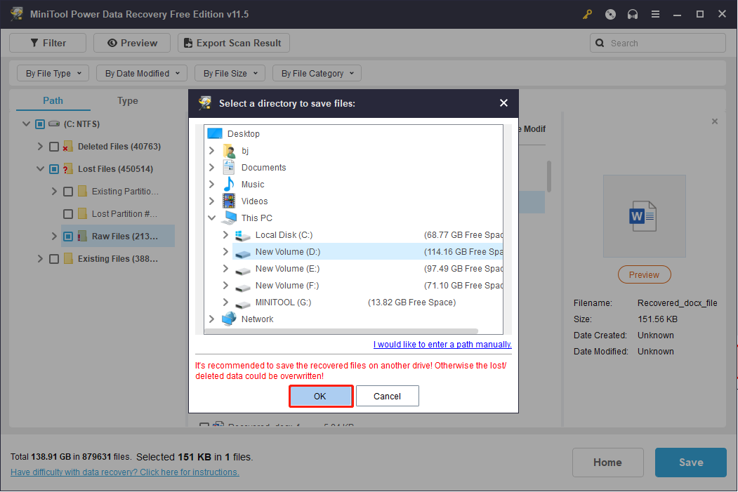 select a stored path