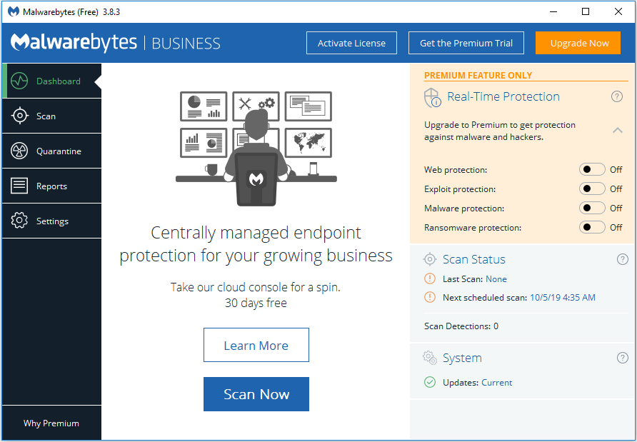 Malwarebytes free