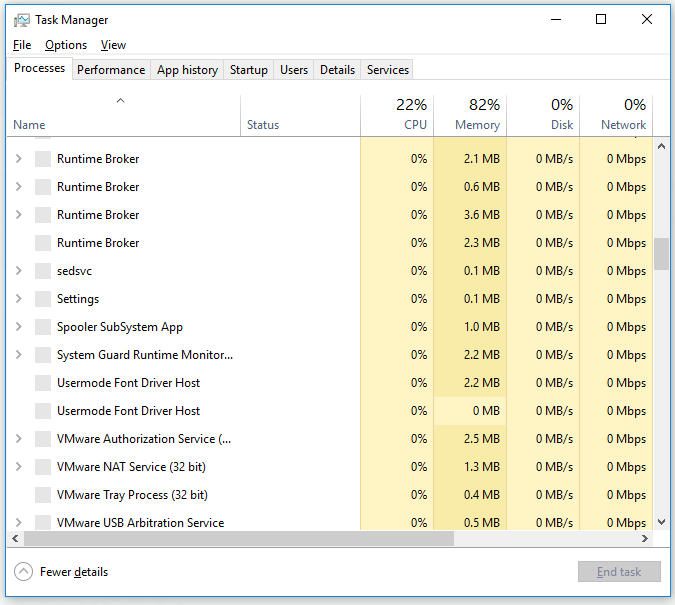 open Task Manager