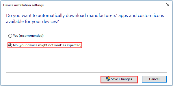 check the option and click Save Changes 