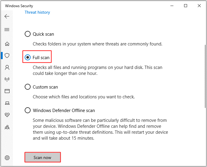 run a full virus/malware scan