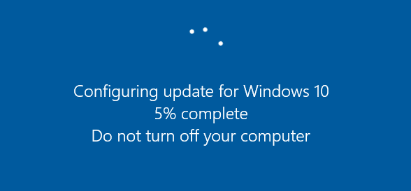 configuring update for Windows 10