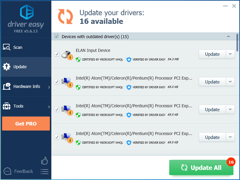 driver easy Windows 10