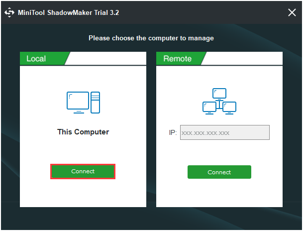 choose the Clone Disk feature to continue