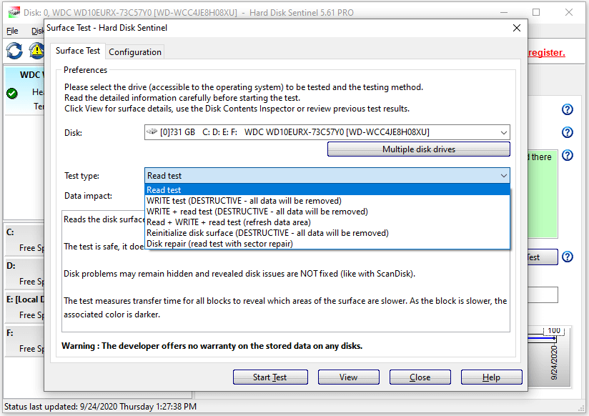 Surface Test