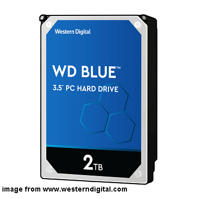 WD Blue hard drive