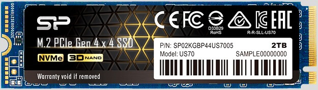 Silicon Power PCIe Gen4x4 US70 SSD 2TB