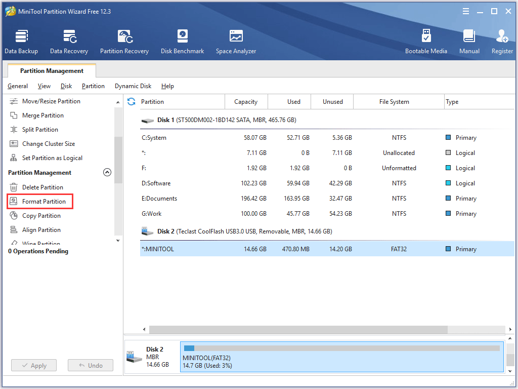 choose Format Partition