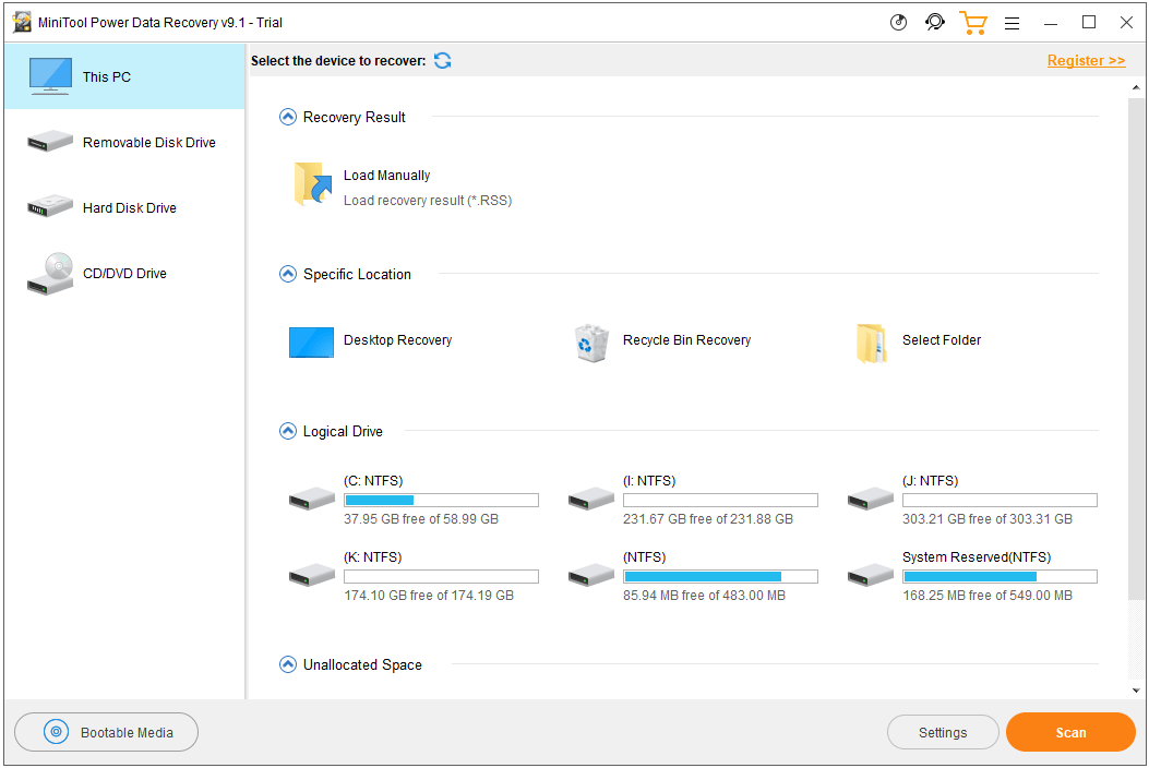 MiniTool Power Data Recovery