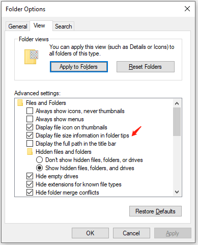 Show Folder Size in Windows 10 | Fix Folder Size Not Showing 