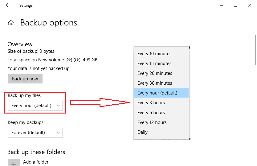 schedule file backup