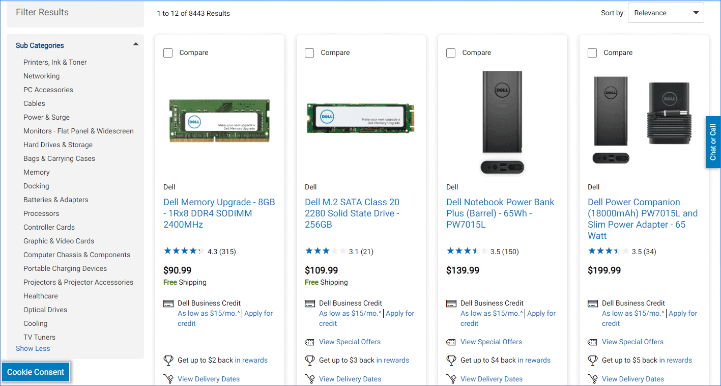 buy Dell replacement parts