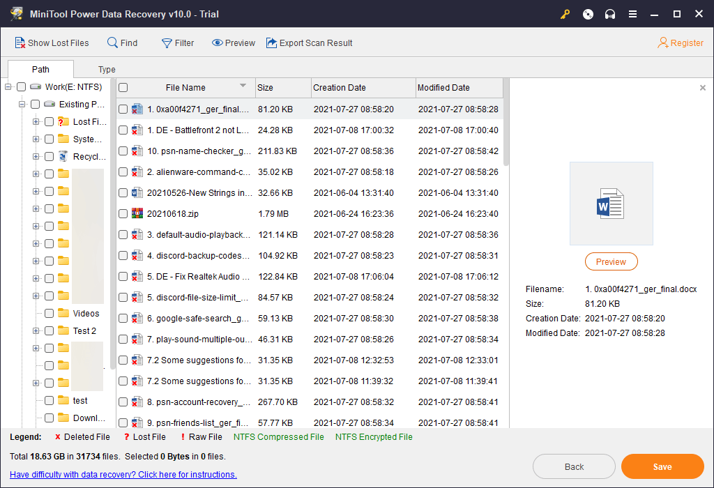 MiniTool Power Data Recovery