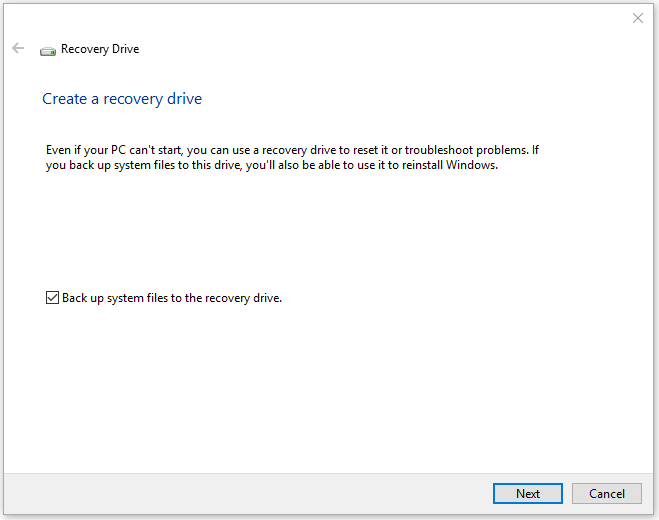 Windows 11 recovery USB